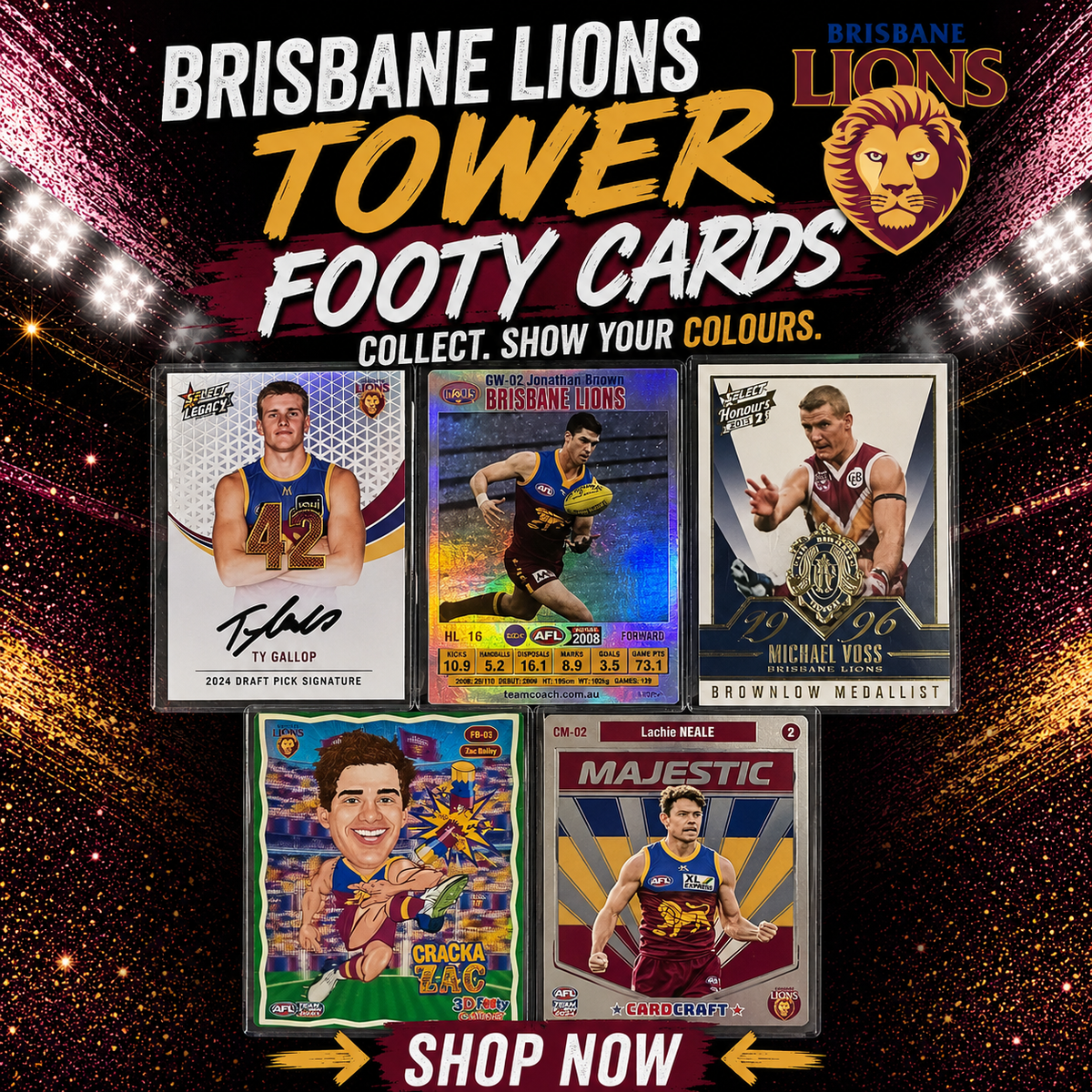 Brisbane Lions Tower ($12 per card)