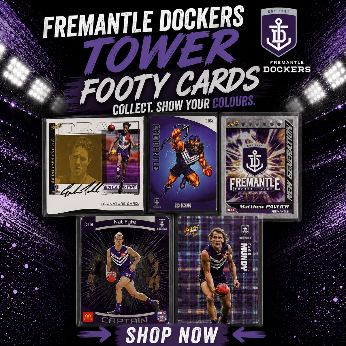 Fremantle Dockers Tower ($12 per card)