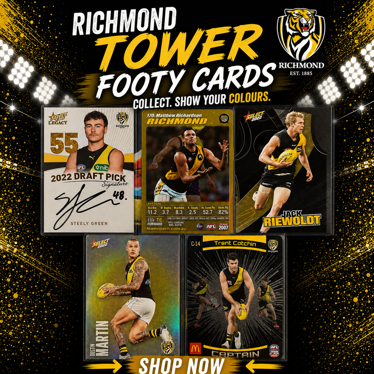 Richmond Tigers Tower ($12 per card)